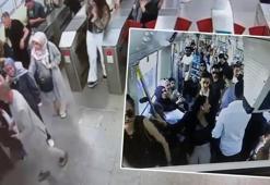 Marmaray'daki kavganın yeni görüntüleri ortaya çıktı! Darpedilen vatandaşın tartıştığı kadının ifadesi ortaya çıktı