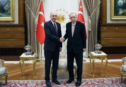 Cumhurbaşkanı Erdoğan, TBMM Başkanı Kurtulmuş'u kabul etti