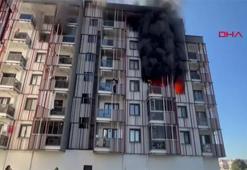 Sitede yangın paniği: 10 kişi hastanelik oldu