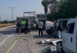Hatay'da korkunç kaza! Kamyon 3 araca çarptı: Ölü ve yaralılar var