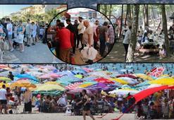 Türkiye'den bayram manzaraları! Sahiller doldu taştı, kasaplarda sıra oluştu