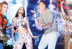 Bayram sahnesinin yıldızları: Ünlü isimler konserlerle coşturdu