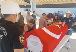 Kalp krizi geçiren polis memuru Yusuf Taşpınar son yolculuğuna uğurlandı