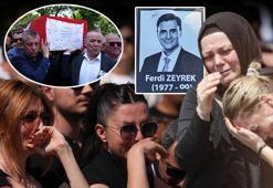 Başkan Ferdi Zeyrek'e son veda! Gözyaşları sel oldu, eşinden duygusal sözler: Bugün ona sözümü verdim