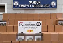 Samsun'da dev operasyon! Tam 2 milyon 862 bin adet ele geçirildi