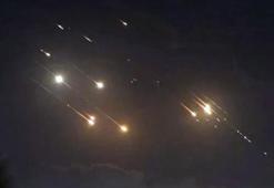 İran'ın İsrail'e attığı füzeler Hatay semalarında görüldü