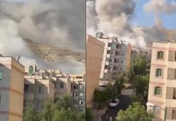 İsrail Tahran'da askeri üssü vurdu! Şehirde patlama sesleri duyuluyor