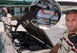 Adanalı sürücüden sıcağa karşı pratik çözüm: Sadece 5 bin lira masraf yaptı, Adana sıcağında kavrulmaktan kurtuldu