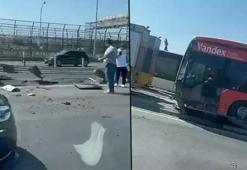 Haliç Köprüsü'nde metrobüs kazası: Ekipler sevk edildi