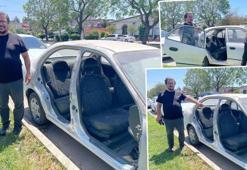 Adana'da gazetecinin otomobilinin kapıları çalındı: O anlar saniye saniye kamerada