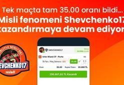 SHEVCHENKO17 İY / MS tahminleriyle kazandırmaya devam ediyor!