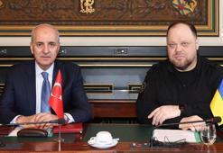 TBMM Başkanı Numan Kurtulmuş, Ukrayna Parlamentosu Başkanı Stefanchuk ile görüştü
