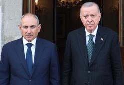 Cumhurbaşkanı Erdoğan Ermenistan Başbakanı Paşinyan'ı kabul etti