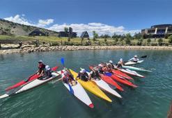 Erzincanlıları kano heyecanı sardı! Eğitim başladı