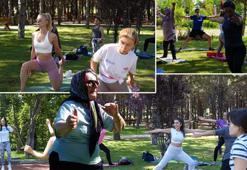 Eskişehir'de spor zamanı: İsteyene yoga, isteyene zumba!