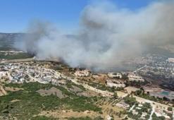 Didim’de çıkan yangın hâlâ söndürülemedi: Çalışmalar devam ediyor