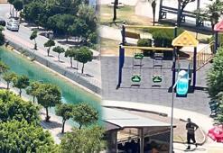 Adana'da termometreler 42 dereceyi gösterdi, park ve caddeler sessizliğe gömüldü