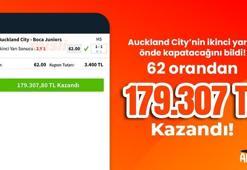 Auckland City’nin ikinci yarıyı önde kapatacağını bildi! 62 orandan 179.307 TL kazandı!
