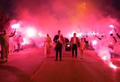 Konya'da kız isteme olayını abarttı! Mahalleyi festival alanına çevirdi