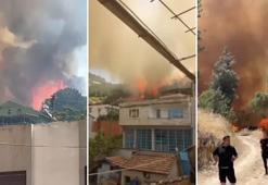 Bursa’da yangın! Alevler evlere sıçradı, köylüler gözyaşlarını tutamadı