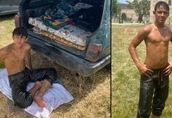 Denizli'den Edirne'ye geldi! Şampiyon adayı eski model araçta yatıp kalkıyor