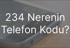 234 Nerenin Telefon Kodu?