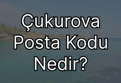 Adana Çukurova Posta Kodu Nedir?
