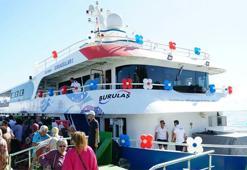 Bursa Körfezi'nde tarihi an: Mudanya, Gemlik, Kumla şimdi denizden bağlanıyor