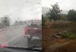 Elazığ’a kış geri geldi! Temmuz ayında dolu ve sağanak etkili oldu