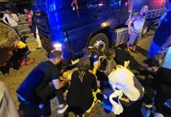 Bursa'da akıl almaz kaza! Kafası tırın altına girdi, taktığı kaskı hayatını kurtardı