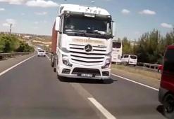 Yaşanan facia ders aldırmadı! Tekirdağ'da tır sürücüsünden akıl almaz taciz: Bu resmen cana kast etmektir!