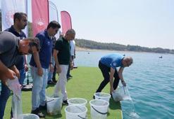 Adana'dan 12 ile can suyu: 10.5 milyon sazan yavrusu göletlere bırakıldı