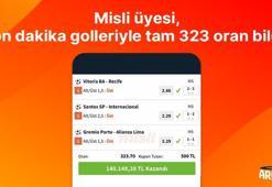 90+’da gelen goller kuponu getirdi… Misli üyesi 323 oranla 140.148 TL kazandı!