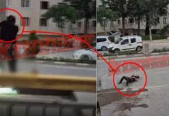Konya'da şoke eden olay! Bakkal üst komşusu olan kadını güvenlik kamerası için döverek hastanelik etti