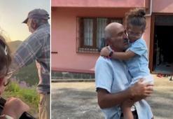 O dede ile torun buluştu! Günlerdir sosyal medyanın en popüler videosuydu
