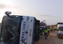 Kuzey Marmara Otoyolu'nda feci kaza! Yolcu otobüsü devrildi: 3 ölü, 20 yaralı