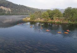 Osmaniye'de kano heyecanı: Sisler için kürek çekildi