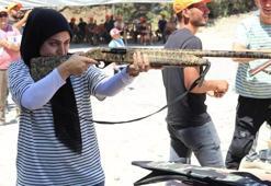 Kadın atıcı festivale damga vurdu: Denizli'de erkeklere taş çıkarttı