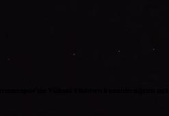 Van'da gece yarısı gizemli ışıklar! Gökyüzüne bakanlar inanamadı