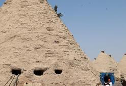 Harran'ın sıcağında kubbeli evlere sığınanlar kurtuluyor! 'Erciyes'e çıkmış gibiyim'