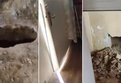 Bursa'da gizli define kazısı ortaya çıktı! Baba evi köstebek yuvasına döndü