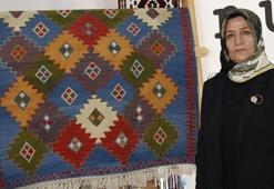 Van'da asırlık kilim motifleri hediyelik eşyalara yansıtıldı! Metrekaresi 3 bin 500 liraya alıcı buluyor
