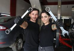 Yetiştirecek çırak bulamadı, eşini yanına alıp usta yaptı! Sivaslı çift sanayide bütün ezberleri bozuyor