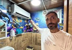 Hataylı esnaf müşterilerini serinletmek için 20 bin lira harcadı, pişman olmadı: 'İçerisi gerçekten rahatlama kapısı gibi!'