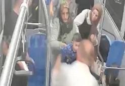 Kocaeli’de otobüste nefes borusuna cips kaçan çocuğu, şoförün ‘Heimlich’ manevrası kurtardı