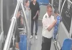 Gebze’de otobüste nefes kesen anlar: Şoför hayat kurtardı