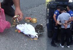 Şanlıurfa'da film gibi kovalamaca! Poşet dolusu altınlar yerlere saçıldı