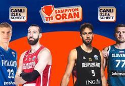 EuroBasket çeyrek finalinde 2 maç oynanacak! Maçların heyecanı canlı yayın, canlı sohbet ve Şampiyon Oranlar ile Misli'de