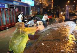 Samsun'da 1 saatte hayat felç oldu! Metrekareye 125 kilo yağış düştü