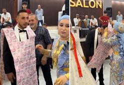 Mardin'de damada 200 TL'lik banknotlardan oluşan yelek giydirildi